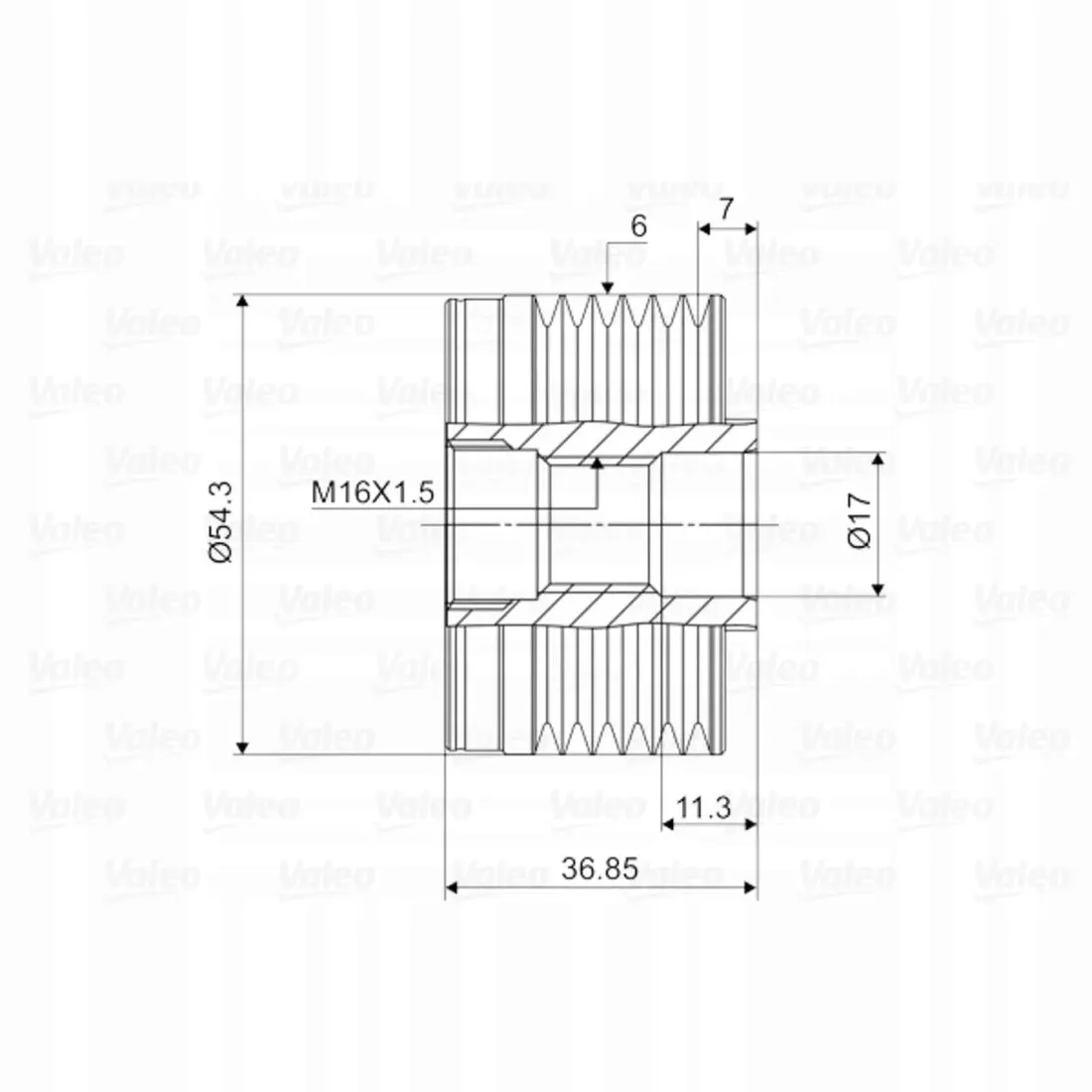 kolo-pasowe-alternatora-valeo-588017