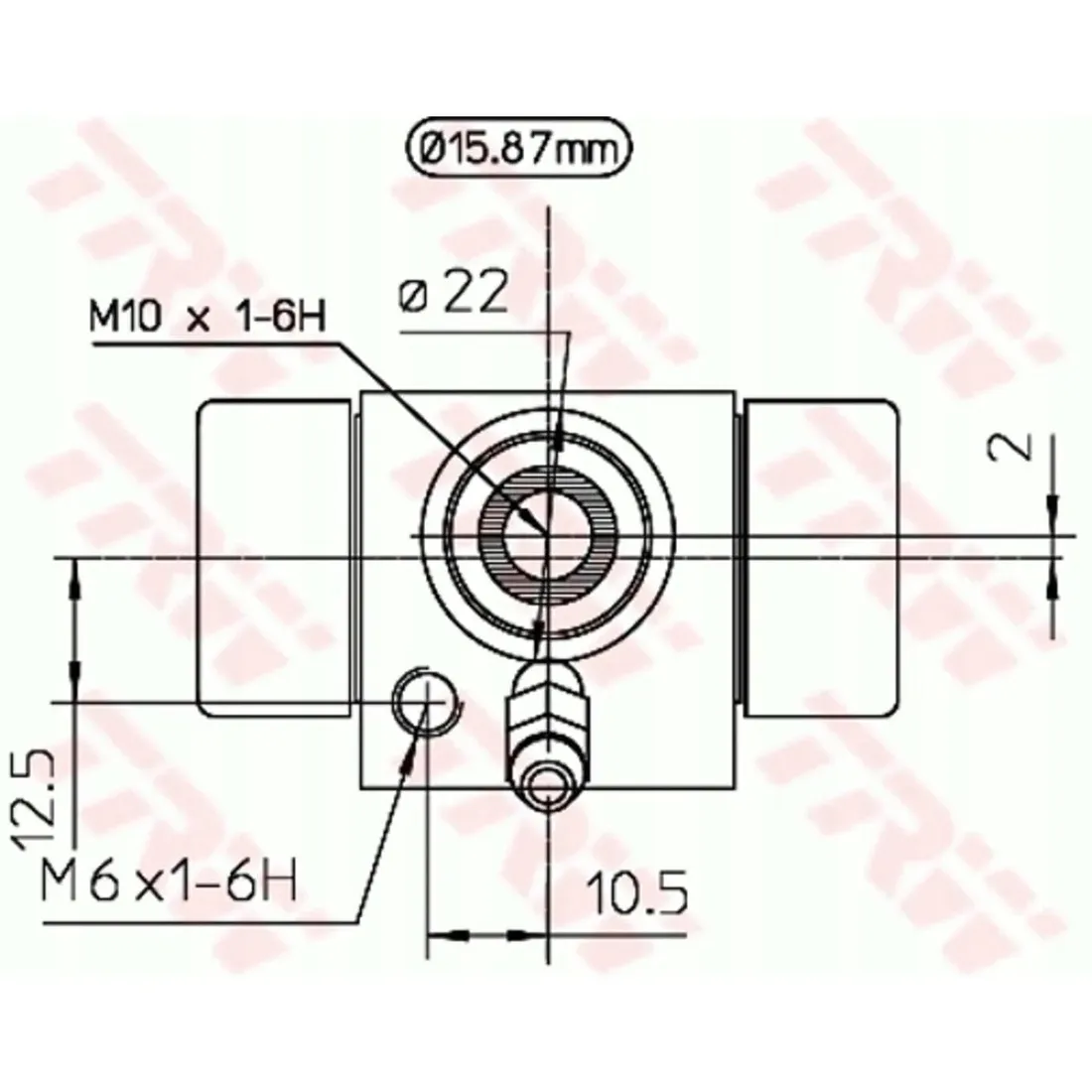 cylinderek-tyl-trw-bwb111a