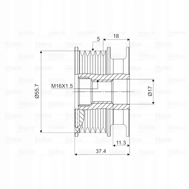 kolo-pasowe-alternatora-valeo-588034-typ-samochodu-samochody-osobowe