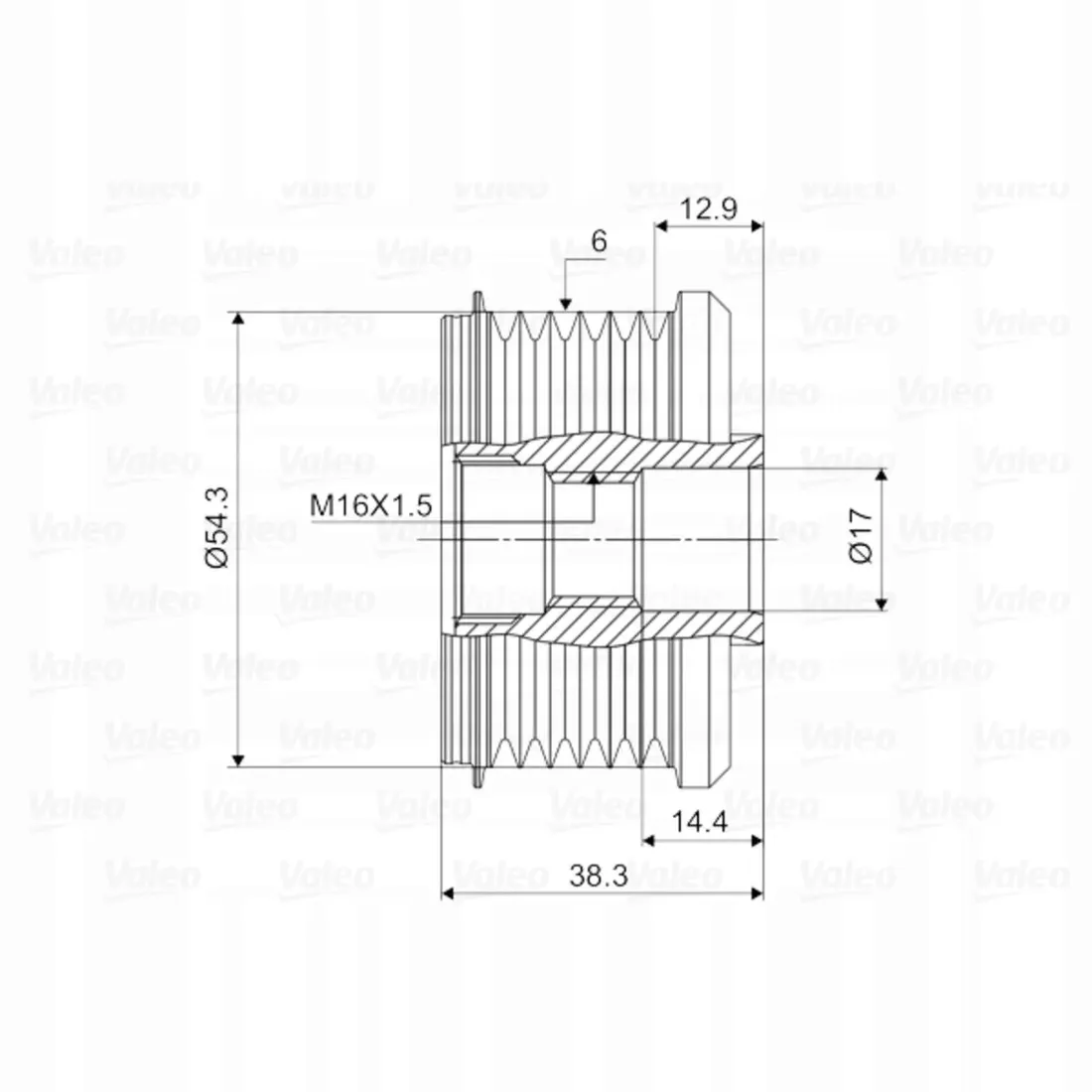 kolo-pasowe-alternatora-valeo-588002