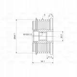 kolo-pasowe-alternatora-valeo-588033-typ-samochodu-samochody-osobowe