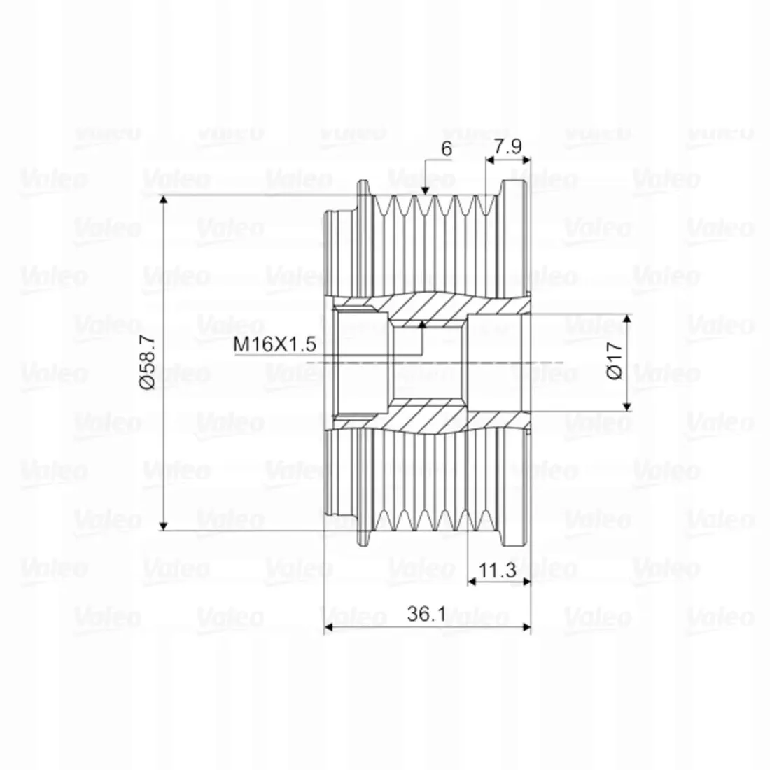 kolo-pasowe-alternatora-valeo-588033