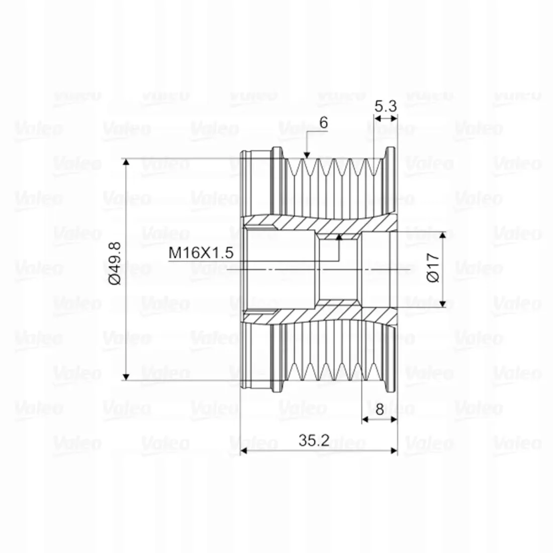 kolo-pasowe-alternatora-valeo-588078