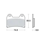 klocki-przod-bmw-g-06-07-stan-nowy