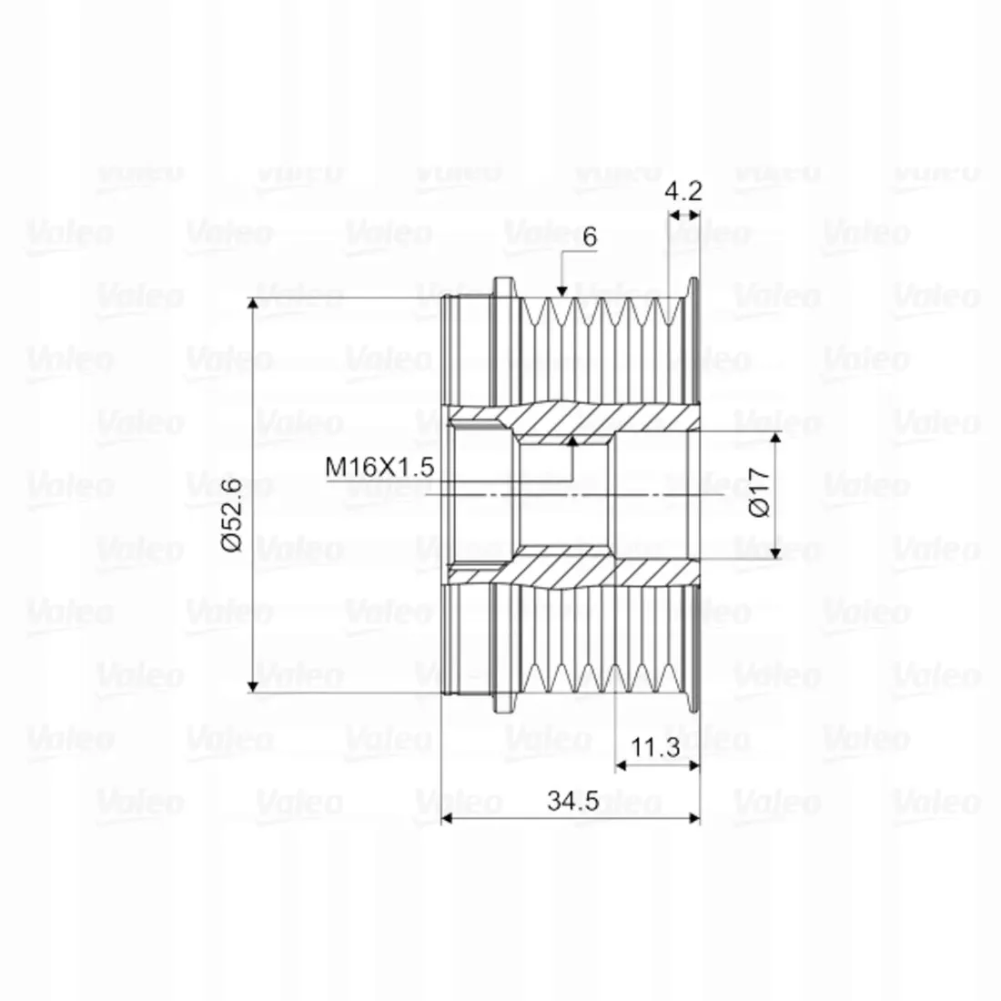 kolo-pasowe-alternatora-valeo-588074