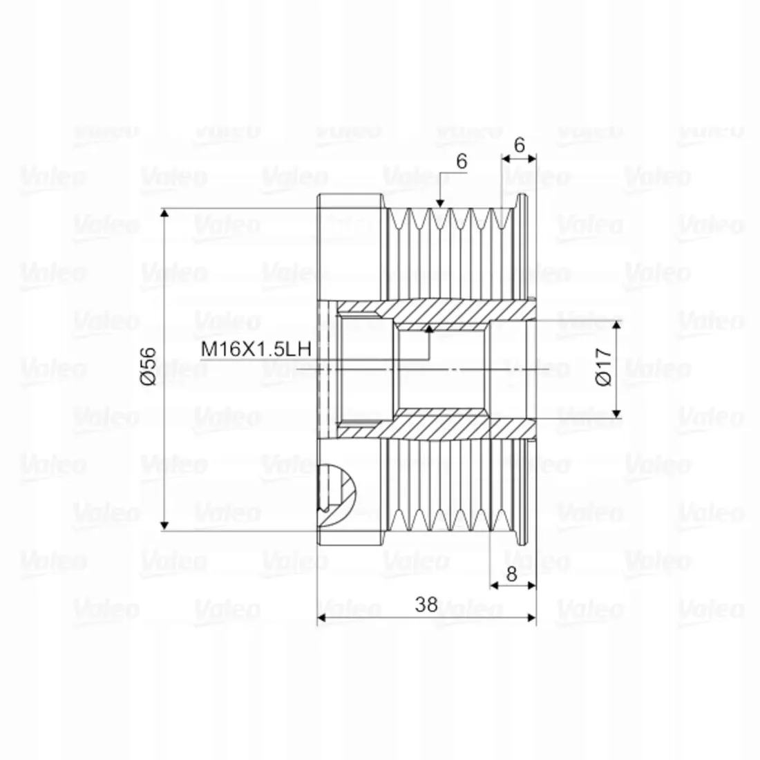 kolo-pasowe-alternatora-valeo-588022