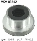 kolo-pasowe-alternatora-skf-vkm-03612-stan-nowy