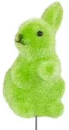 zielony-zajaczek-siedzacy-pik-6cm-zajac-na-piku-29cm-wielkanoc-ozdoba-green