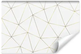 fototapeta-do-sypialni-zloty-wzor-geometryczny-abstrakcja-efekt-3d-450x300