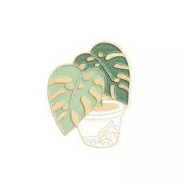 pinets-przypinka-roslinka-monstera-w-donicy-zlota