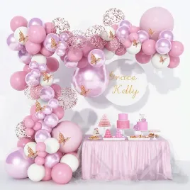 girlanda-balonowa-roz-fiolet-urodziny-baby-shower-chrzciny-royalito-pl