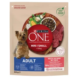 karma-dla-psow-malych-ras-wolowina-i-ryz-purina-one-mini-small-adult-800g