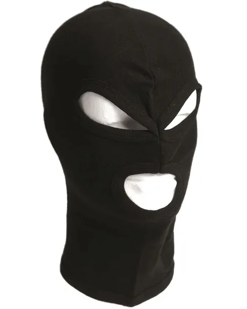 MIL-TEC BAWEŁNIANA UNIWERSALNA KOMINIARKA ZIMOWA POD KASK BALACLAVA CZARNA