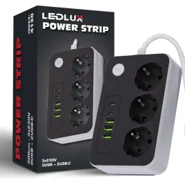 listwa-zasilajaca-przedluzacz-o-dlugosci-3-metry-wyposazona-w-3-gniazda-oraz-5-portow-ladowania-usb-i-usb-c