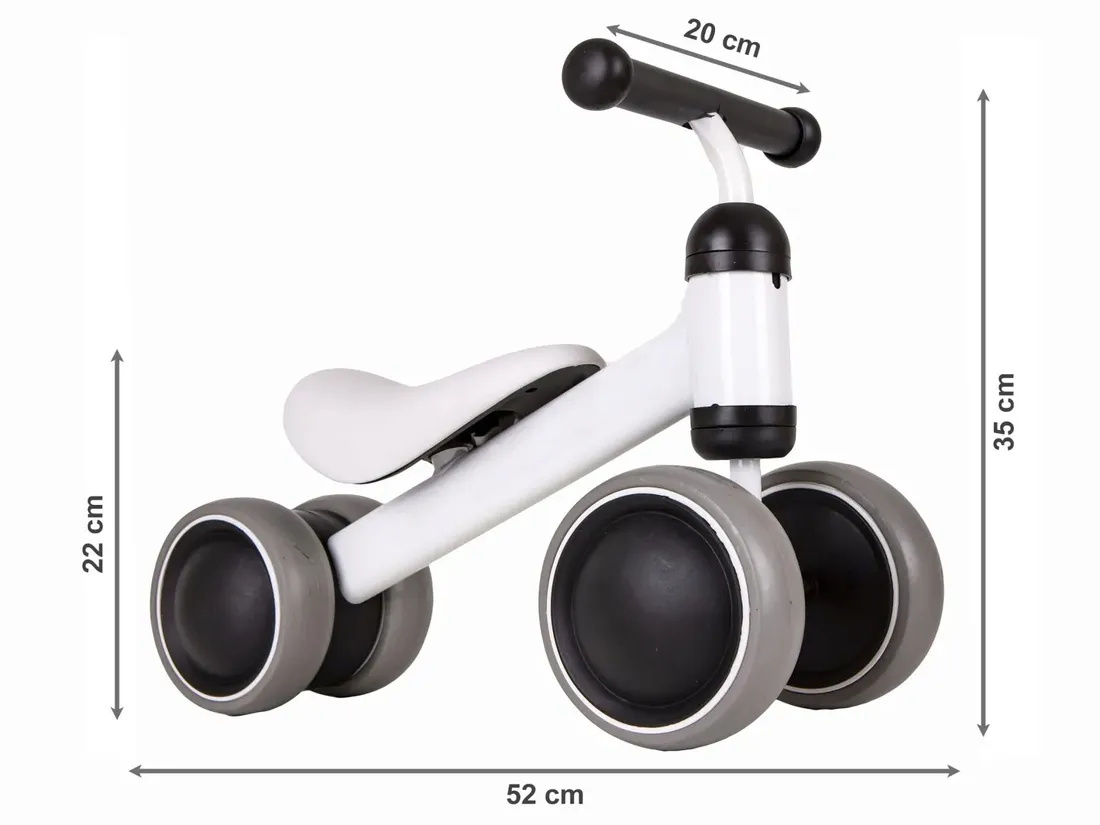 rowerek-biegowy-mini-rower-practise-white-ecotoys-stan-nowy