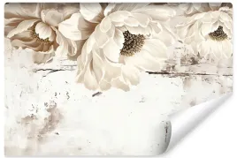 fototapeta-do-sypialni-kwiaty-abstrakcja-mur-beton-styl-vintage-450x300