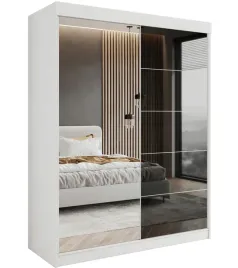 szafa-przesuwna-2-drzwiowa-160-x-205-cm-biala-czarny-lacobel-lustro