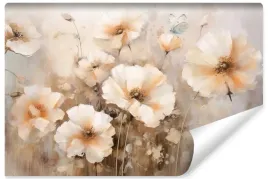 fototapeta-abstrakcyjne-malowane-kwiaty-akwarele-maki-natura-450x300
