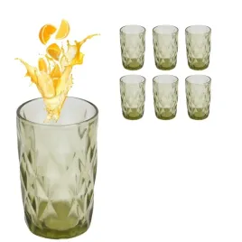 zestaw-szklanki-do-wody-lub-soku-zielone-6-szt