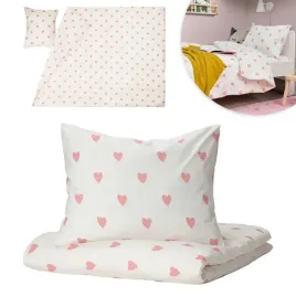 komplet-poscieli-dzieciecej-koldra-i-poszewka-w-serca-150x200-50x60-cm