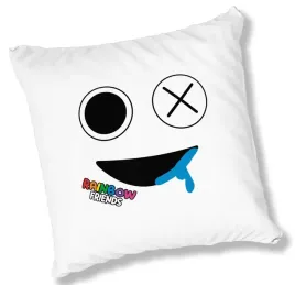 poduszka-biala-rainbow-friends-01-prezent-wzory