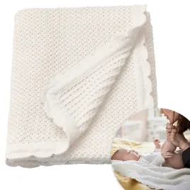 kocyk-bawelniany-70x90-cm-bialy-dzieciecy-delikatny-narzuta-koc-dzianina