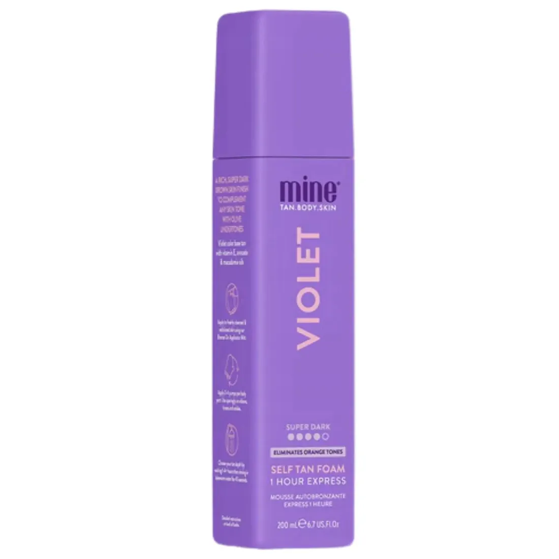 minetan-violet-pianka-samoopalajaca-200ml-stan-nowy