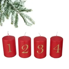 swiece-swiateczne-z-numerami-parafinowe-czerwone-4-szt