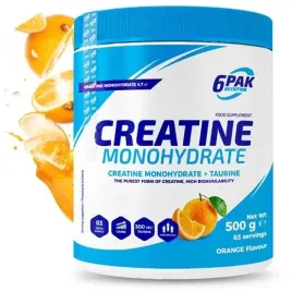 6pak-kreatyna-monohydrat-wydolnosc-500g-pomarancz
