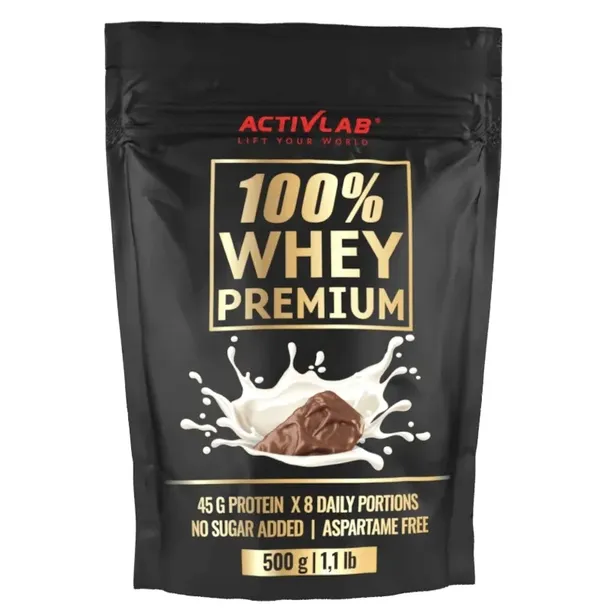 Activlab 100% Whey Premium białko 500g Baton Mlecz