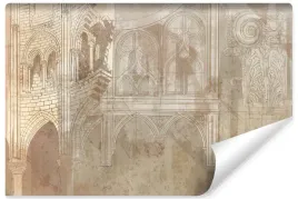 fototapeta-scienna-abstrakcja-architektura-styl-retro-sklepienia-450x300