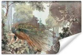 fototapeta-do-salonu-paw-abstrakcja-ornamenty-teksturowane-tlo-450x300