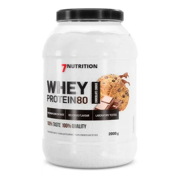 7Nutrition Whey Protein 80 białko WPC koncentrat 2kg Czekolada Ciastko