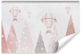 fototapeta-dla-dziewczynki-gory-gwiazdki-balony-chmurki-bajka-450x300