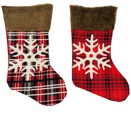 zestaw-2-x-skarpeta-swiateczna-ze-sniezynka-na-prezenty-worek-kominek-43cm