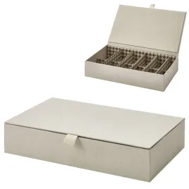 eleganckie-pudelko-z-przegrodkami-bezowe-w-kratke-miekkie