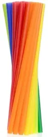 slomki-plastikowe-proste-kolorowe-10szt-wielokrotnego-uzytku-party-urodziny