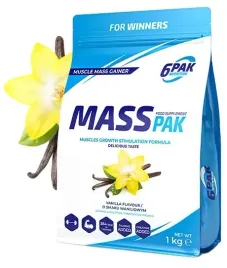 6pak-mass-pak-gainer-bialko-weglowodany-1kg-wanili