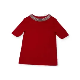 bluzka-damska-na-krotki-rekaw-czerwona-talbots-xs