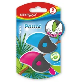 gumka-do-olowkow-keyroad-parrot-uniwersalna-2-szt-blister-mix-kolorow