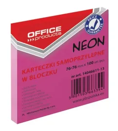 karteczki-samoprzylepne-w-bloczku-76x76mm-100-karteczek-rozowe-neonowe