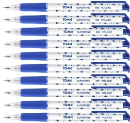 dlugopis-toma-s-fine-automat-gwiazdka-niebieski-zesaw-10-sztuk
