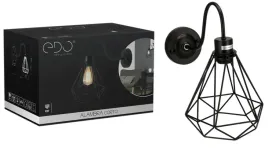 kinkiet-scienny-loft-alambra-corto-e27-czarna-edo