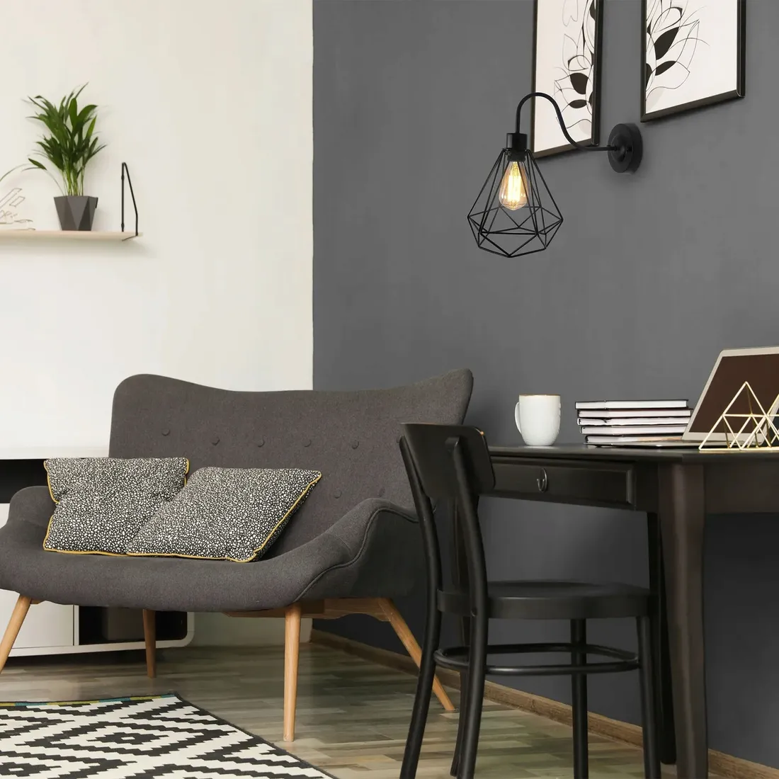 kinkiet-scienny-loft-alambra-corto-e27-czarna-edo-stan-nowy