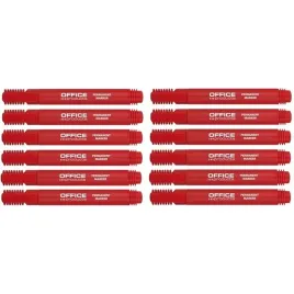 marker-permanentny-office-products-czerwony-1-3mm-szybkoschnacy-12-sztuk