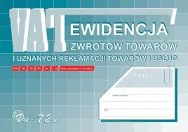 druk-ewidencja-vat-zwrotow-towarow-i-uznanych-reklamacji-a4-vu-72u