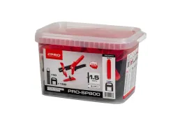 system-poziomujacy-pro-sp800-15mm-mix-klipsy-kliny-150-50szt-wiadro