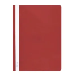skoroszyty-a4-pvc-twarde-donau-czerwone-10-sztuk