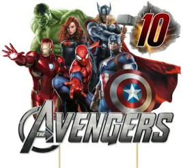 topper-ozdoba-dekoracja-na-tort-avengers-spider-man-iron-man-10-urodziny