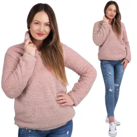 sherpa-kurtka-damska-gruba-ciepla-bluza-polarowa-mis-baranek-brudny-roz-s
